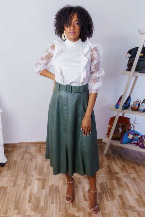 Falda Ecocuero